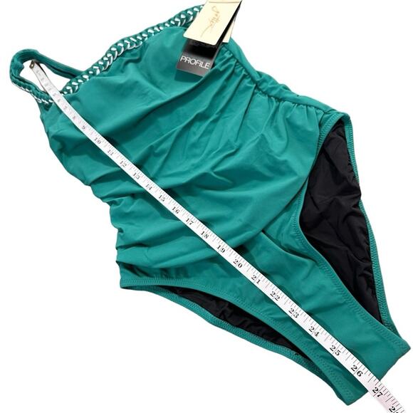 Gottex Swimwear Kundala One Shoulder One Piece Swimsuit Size 6 - Picture 5 of 8